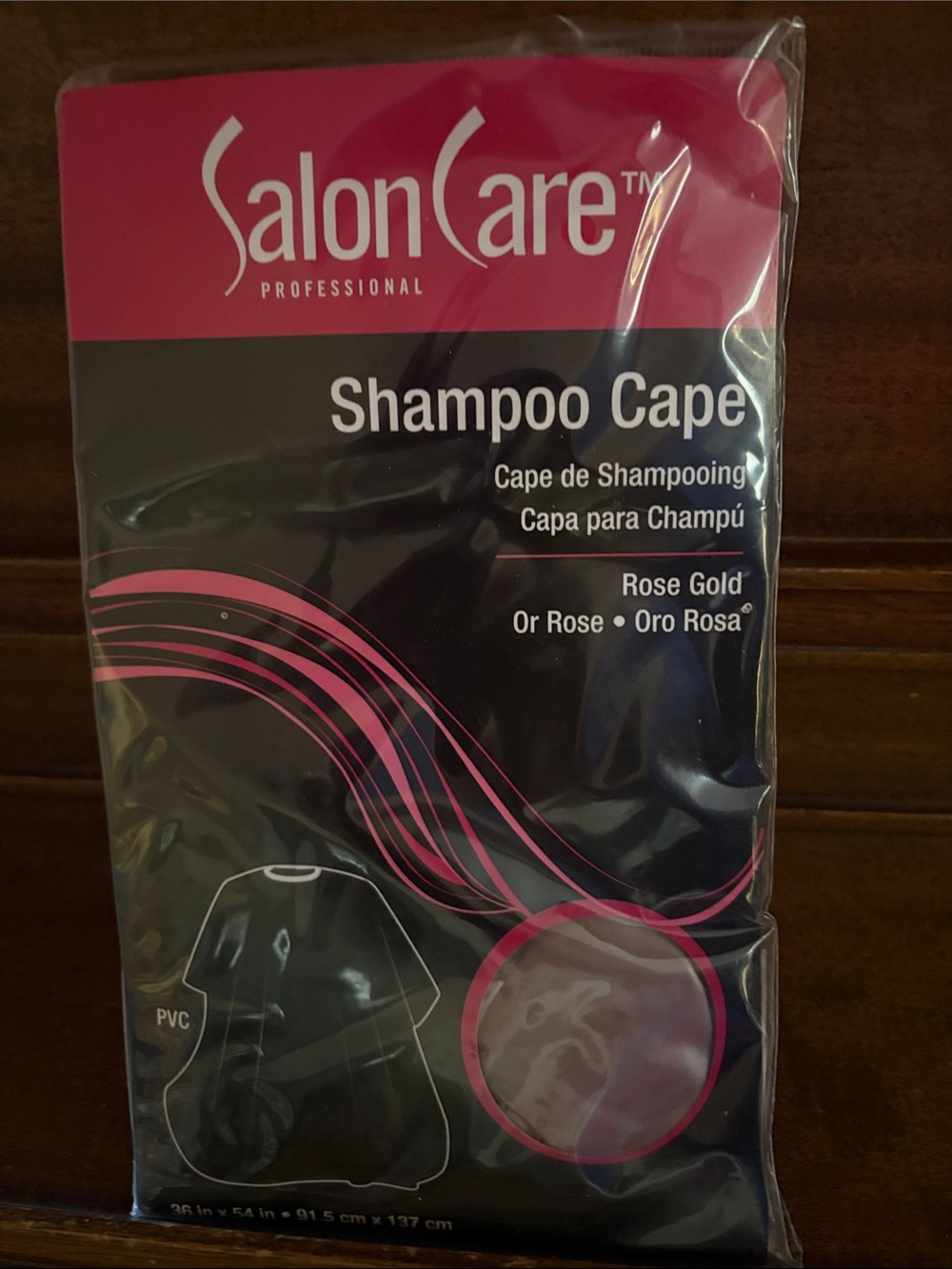 Professional Shampoo Cape — Rose Gold
